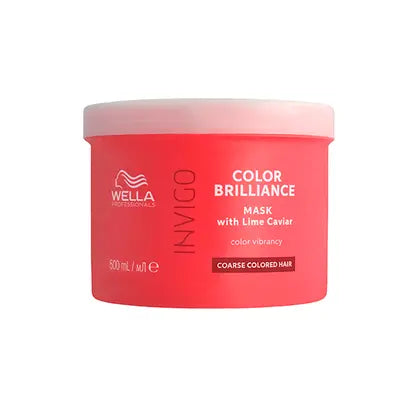 MÁSCARA PROTETORA DA COR PARA CABELOS ESPESSOS WELLA BRILLIANCE 500ML