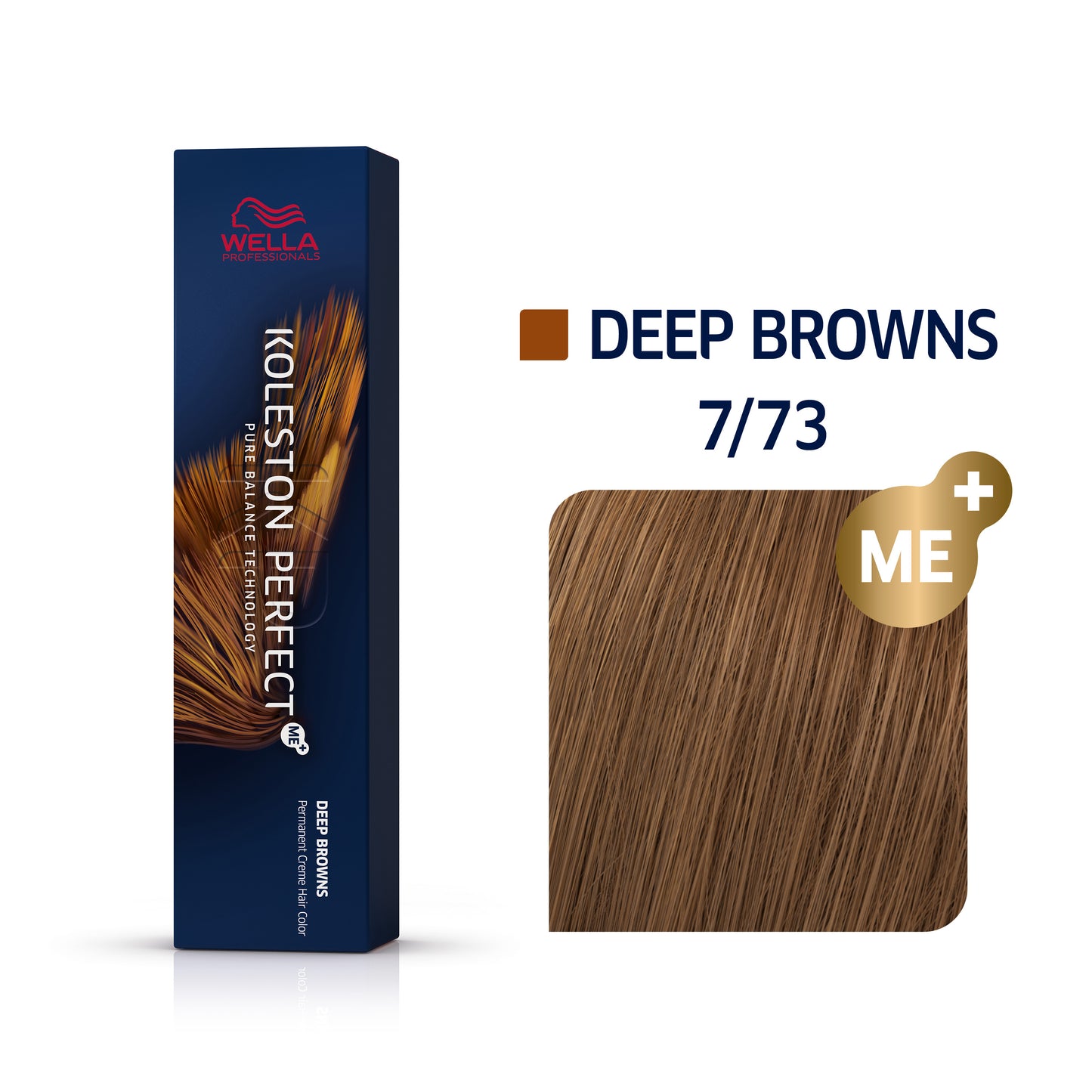 WELLA KOLESTON PERFECT ME+ DEEP BROWNS 7/73 60ML