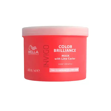 MÁSCARA PROTETORA DA COR PARA CABELOS FINOS WELLA BRILLIANCE  500ML