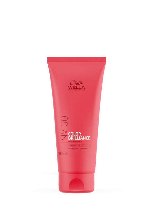 CONDICIONADOR PROTETOR DA COR PARA CABELOS FINOS  WELLA BRILLIANCE 200ML